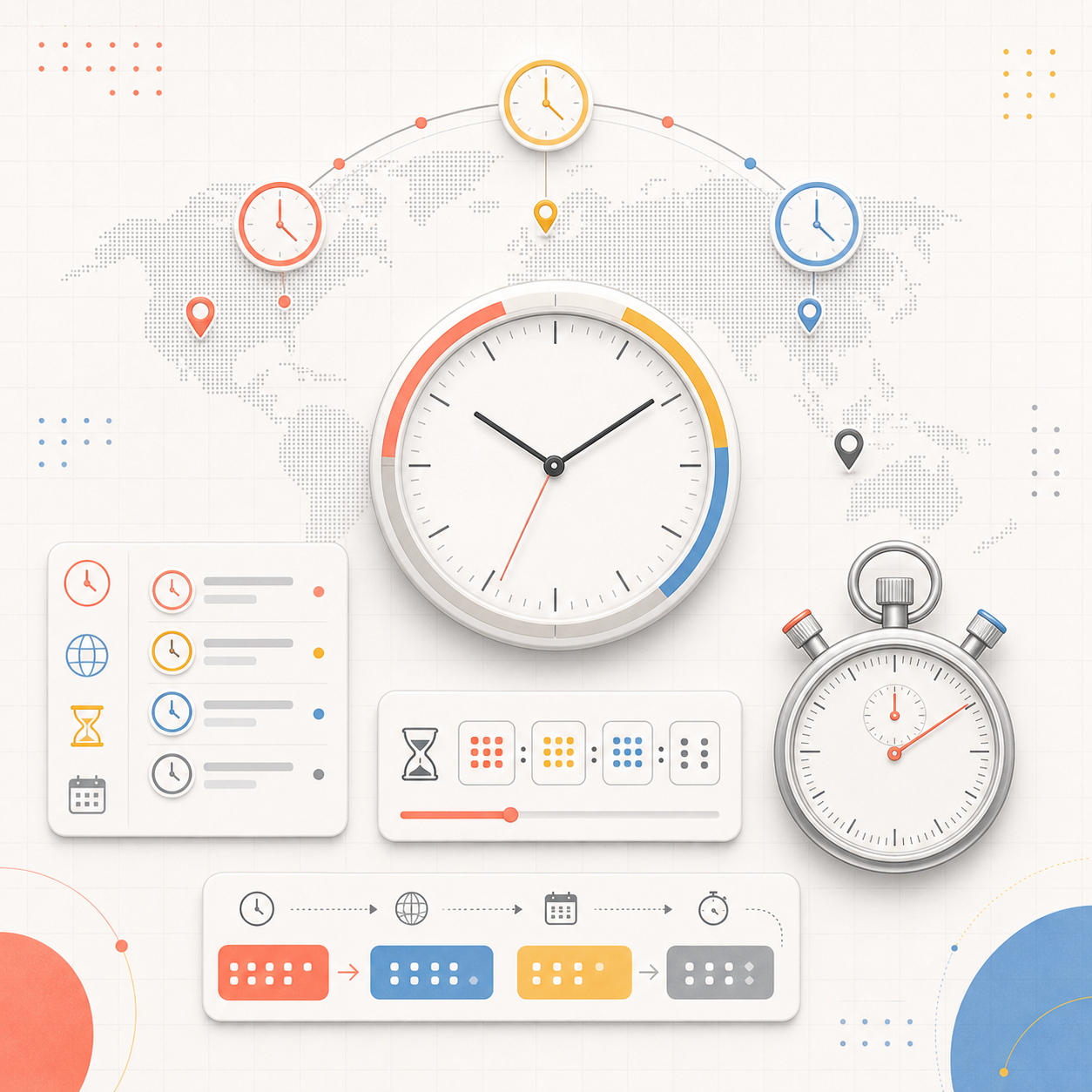 Illustration for the Clock & Time tools category