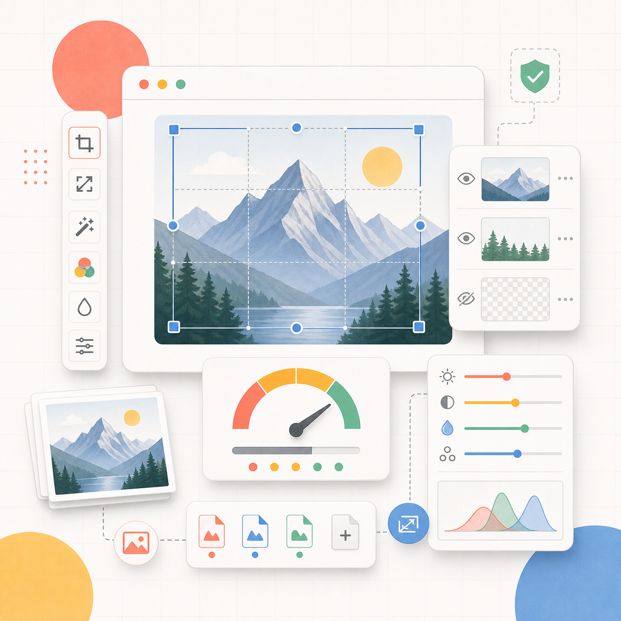 Illustration for the Image tools category