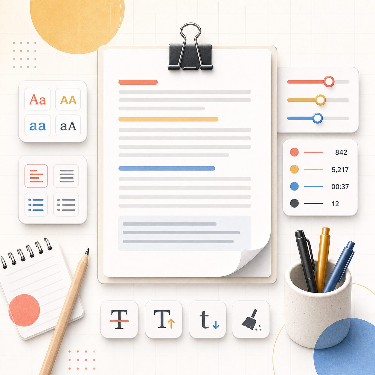 Illustration for the Text tools category